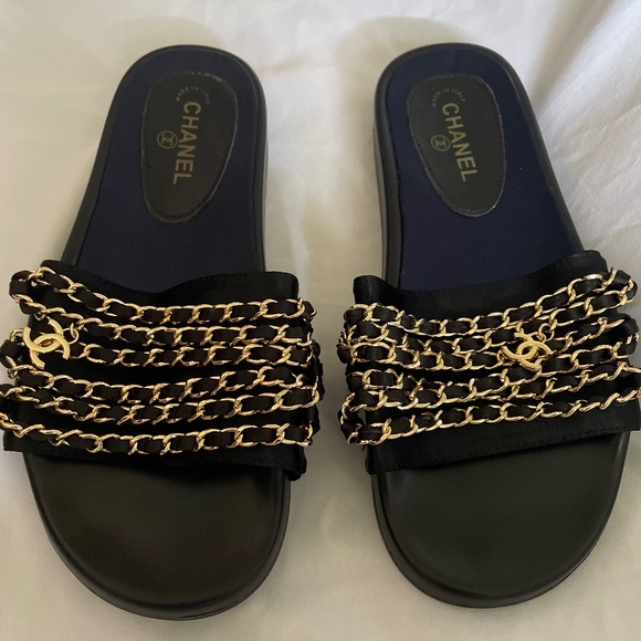 Chanel Chain slides 40 Marine - Picture 1 of 5